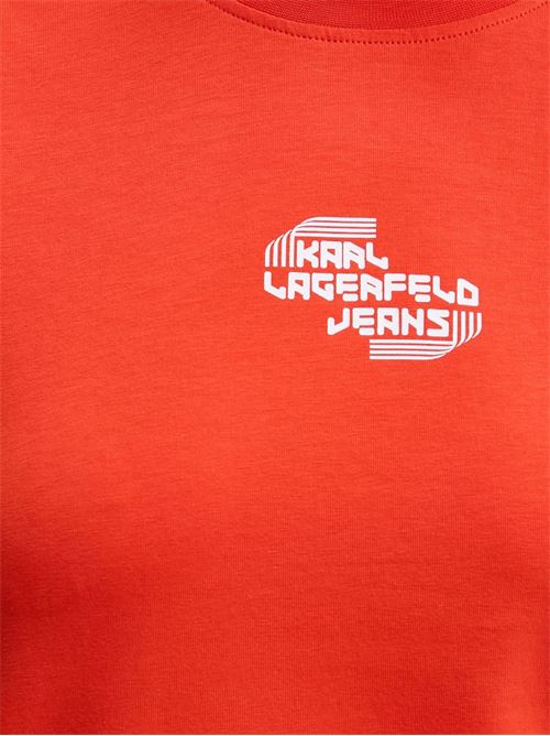 T-shirt donna arancione Karl Lagerfeld jeans | A2W170271OR